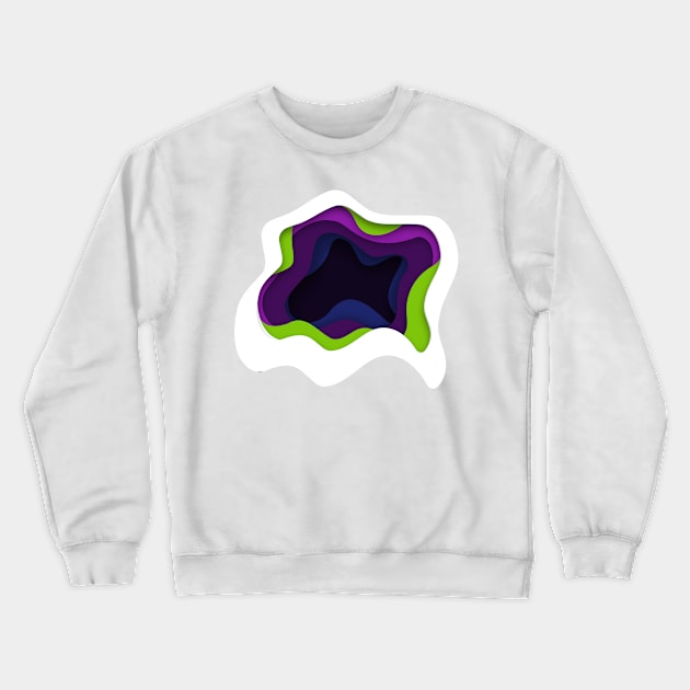 Geometric illusion popart Crewneck Sweatshirt by carolsalazar